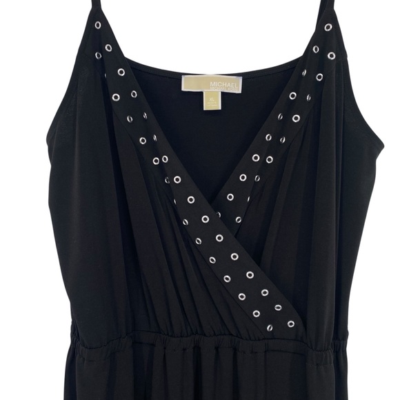 Michael Kors Grommet Embellished Black Maxi Dress - Picture 6 of 12